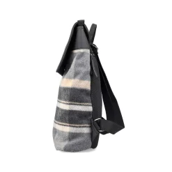 Rieker Bags-| Backpack Black And Light Beige