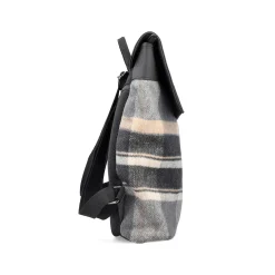Rieker Bags-| Backpack Black And Light Beige