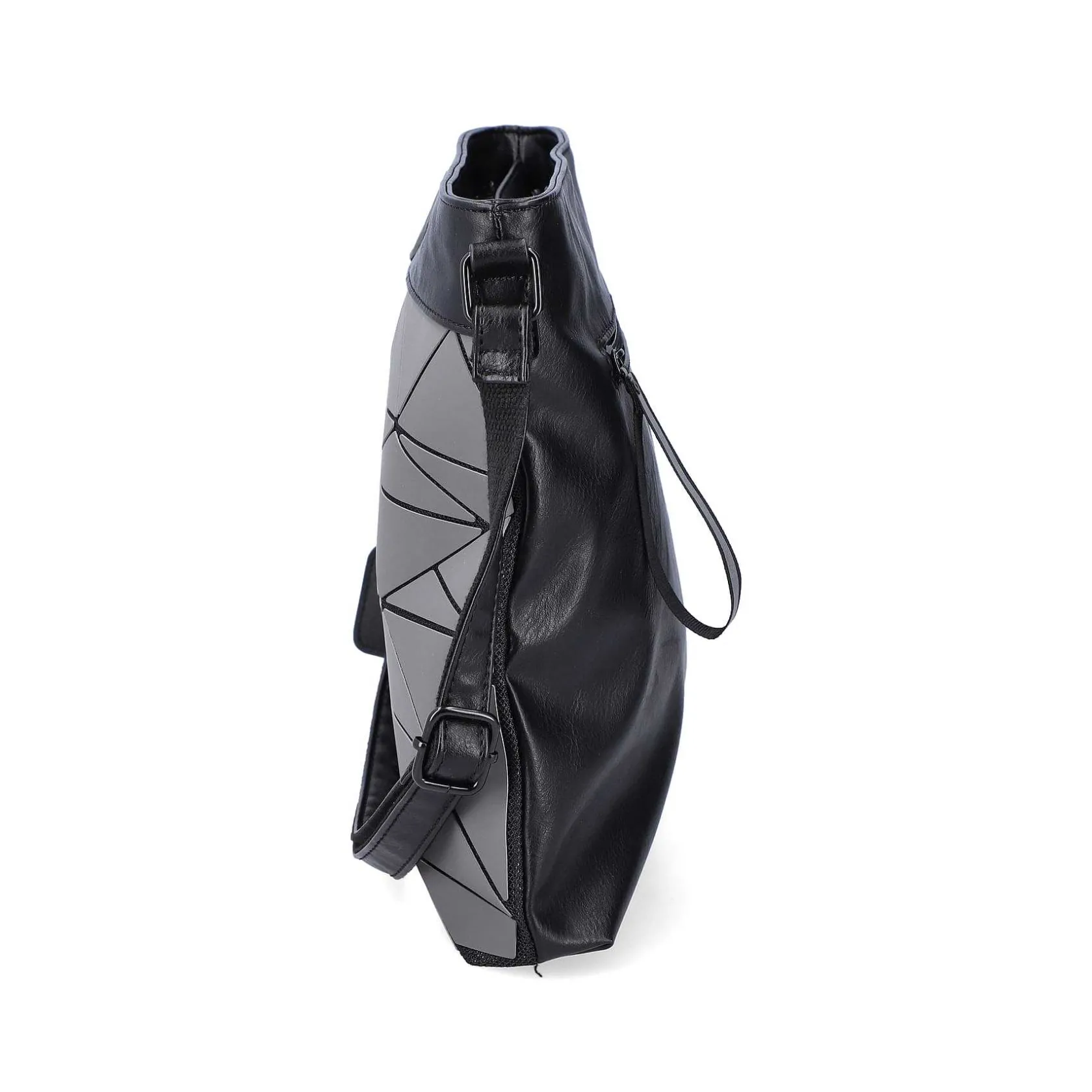 Rieker Bags-| Handbag Asphalt Gray-Black