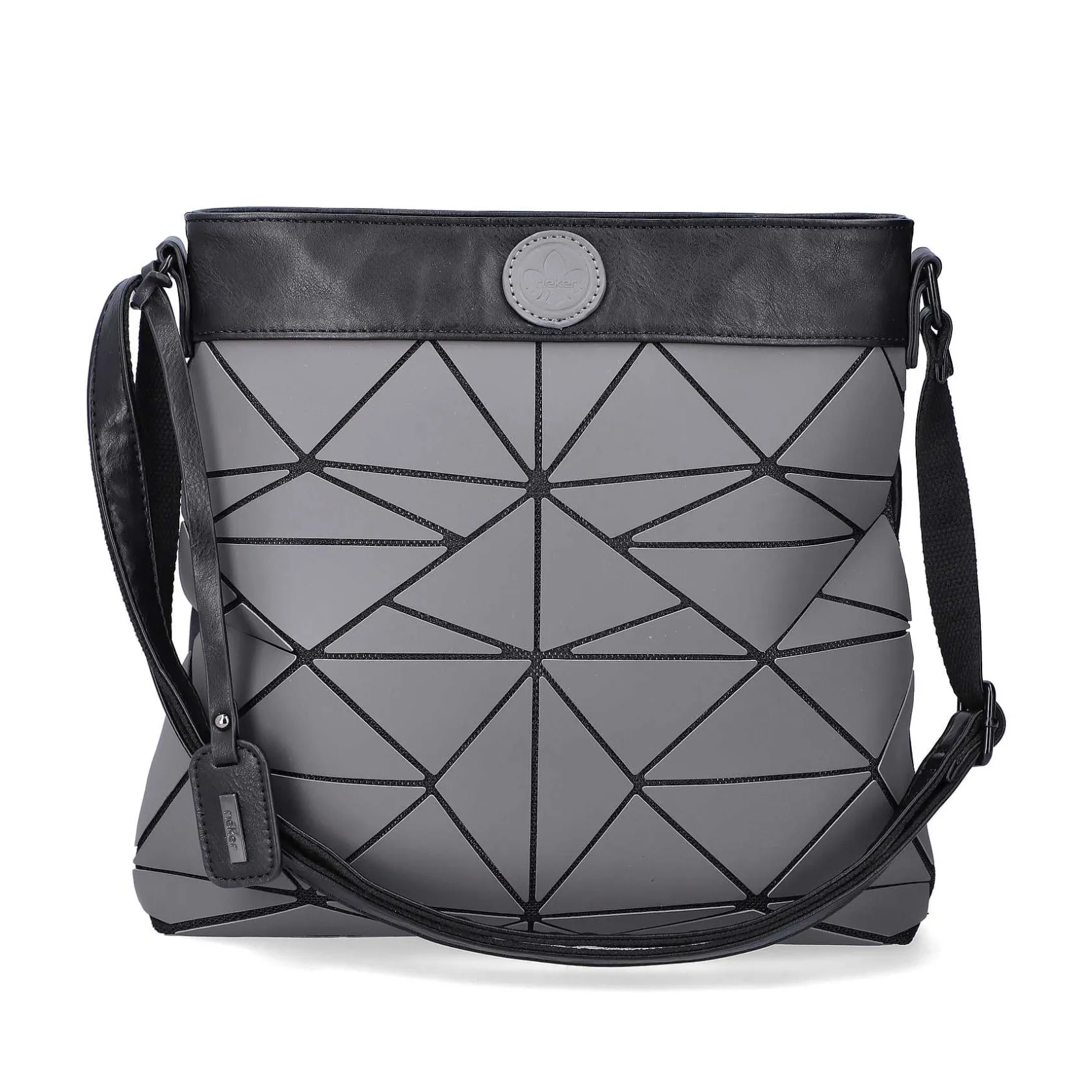 Rieker Bags-| Handbag Asphalt Gray-Black