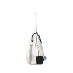 Rieker Bags-| Handbag Cream Beige Metallic