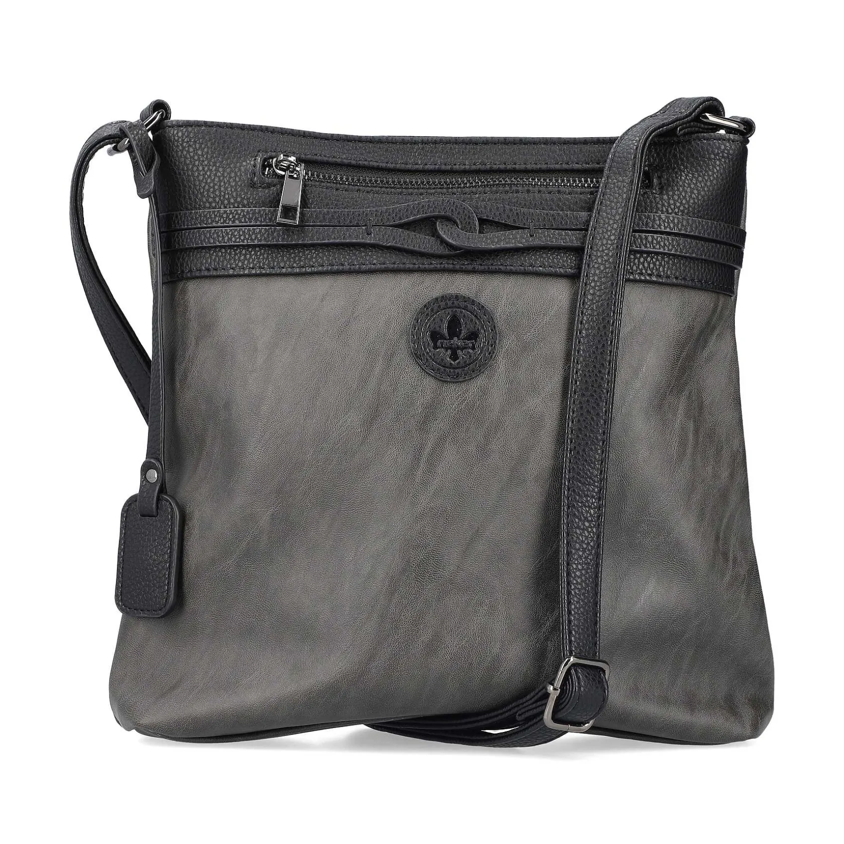 Rieker Bags-| Handbag Granite Gray-Black
