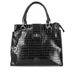 Rieker Bags-| Handbag Jet Black