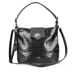 Rieker Bags-| Handbag Jet Black
