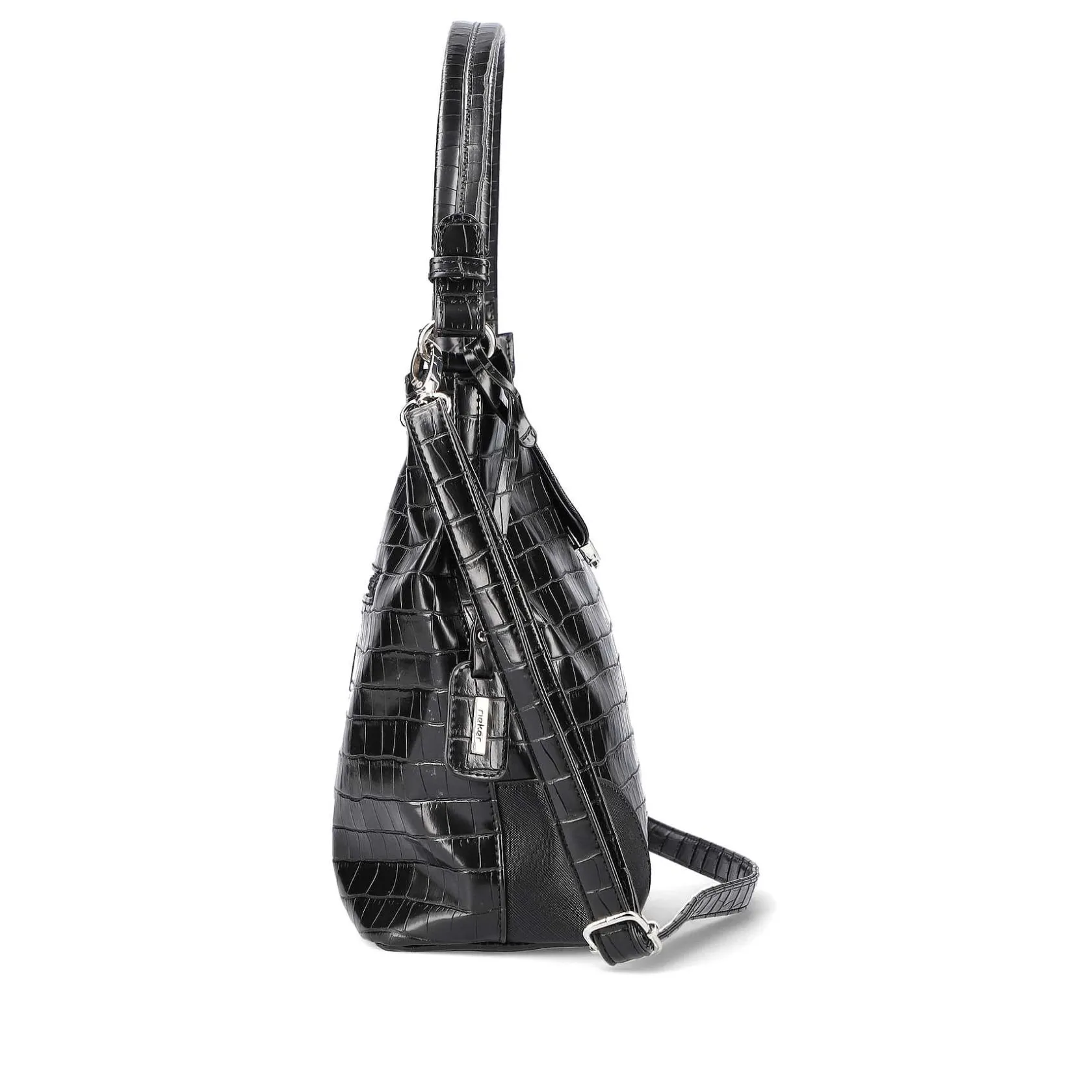 Rieker Bags-| Handbag Jet Black