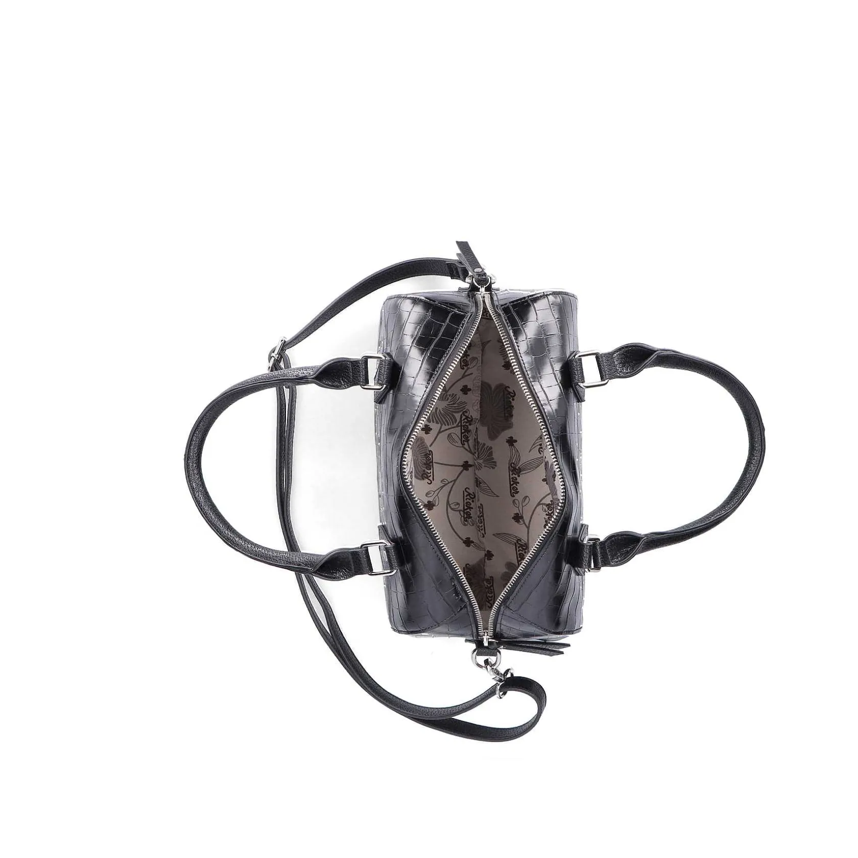 Rieker Bags-| Handbag Jet Black