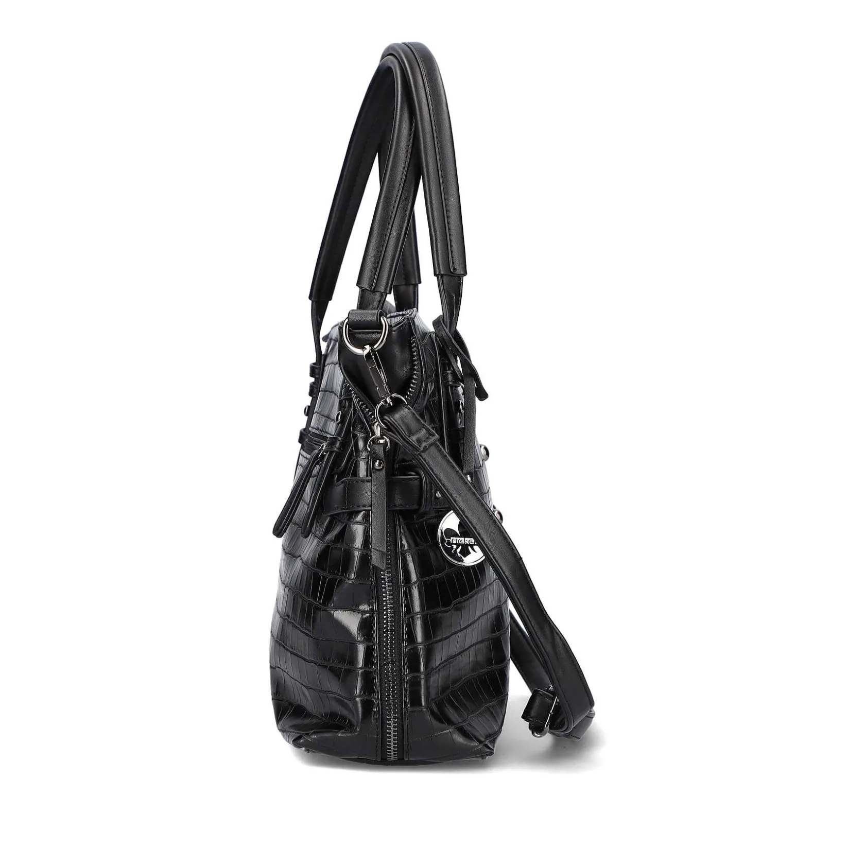 Rieker Bags-| Handbag Jet Black