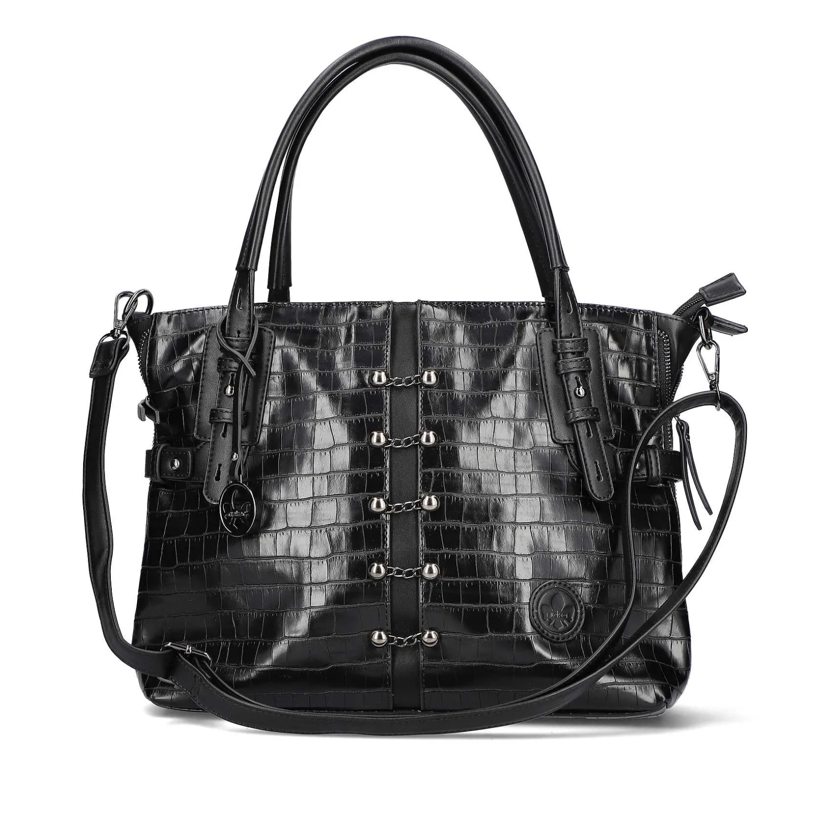 Rieker Bags-| Handbag Jet Black