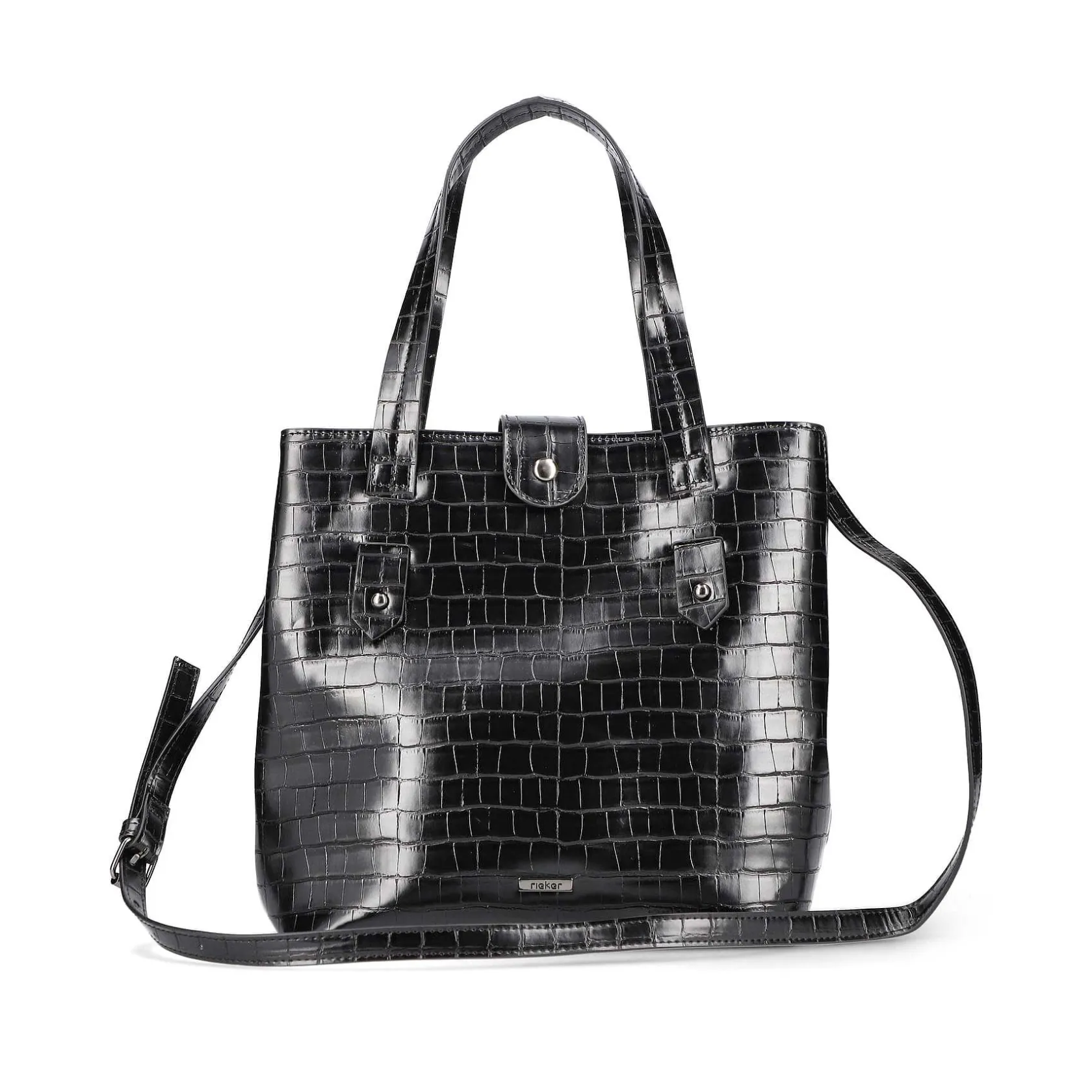 Rieker Bags-| Handbag Jet Black