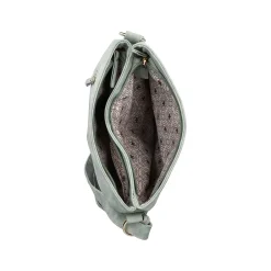Rieker Bags-| Shoulder Bag Mint Green-Light Beige