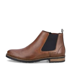 Rieker Boots-Men'S Chelsea Boots Nut Brown-Black