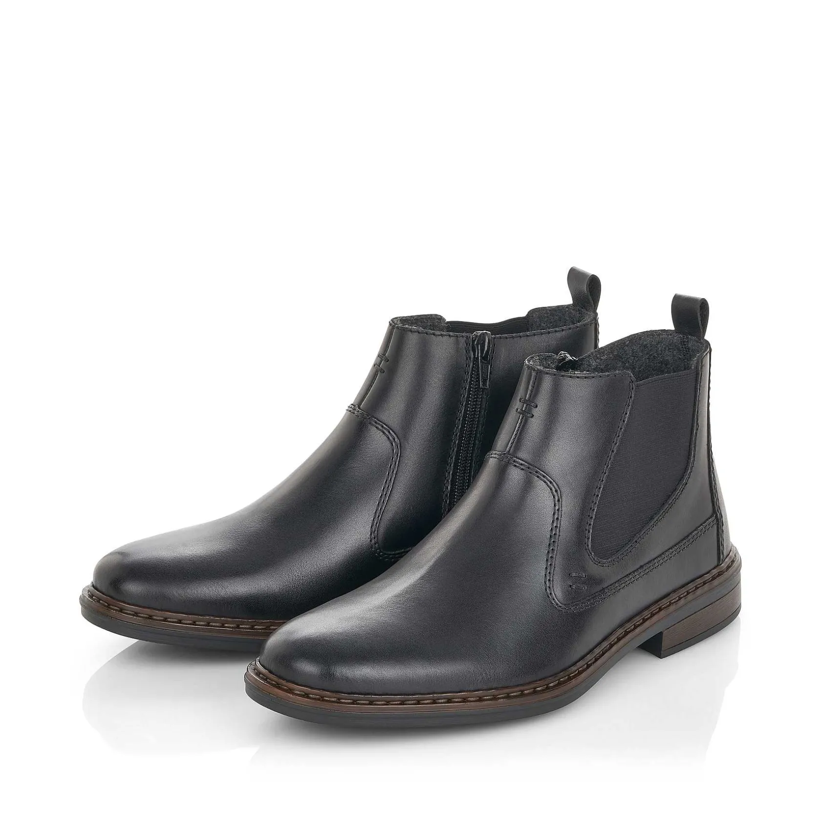 Rieker Boots-Men'S Chelsea Boots Jet Black