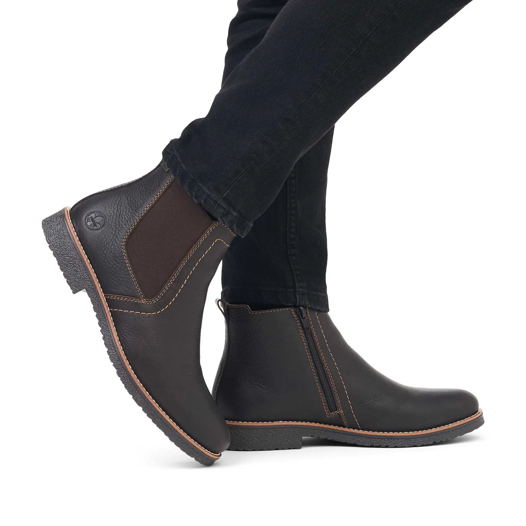 Rieker Boots-Men'S Chelsea Boots Black Brown