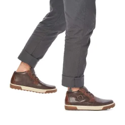 Rieker Boots-Men'S Corded Boots Coffee Brown