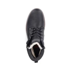 Rieker Boots-Men'S Corded Boots Deep Black