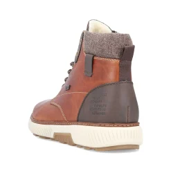 Rieker Boots-Men'S Corded Boots Caramel Brown
