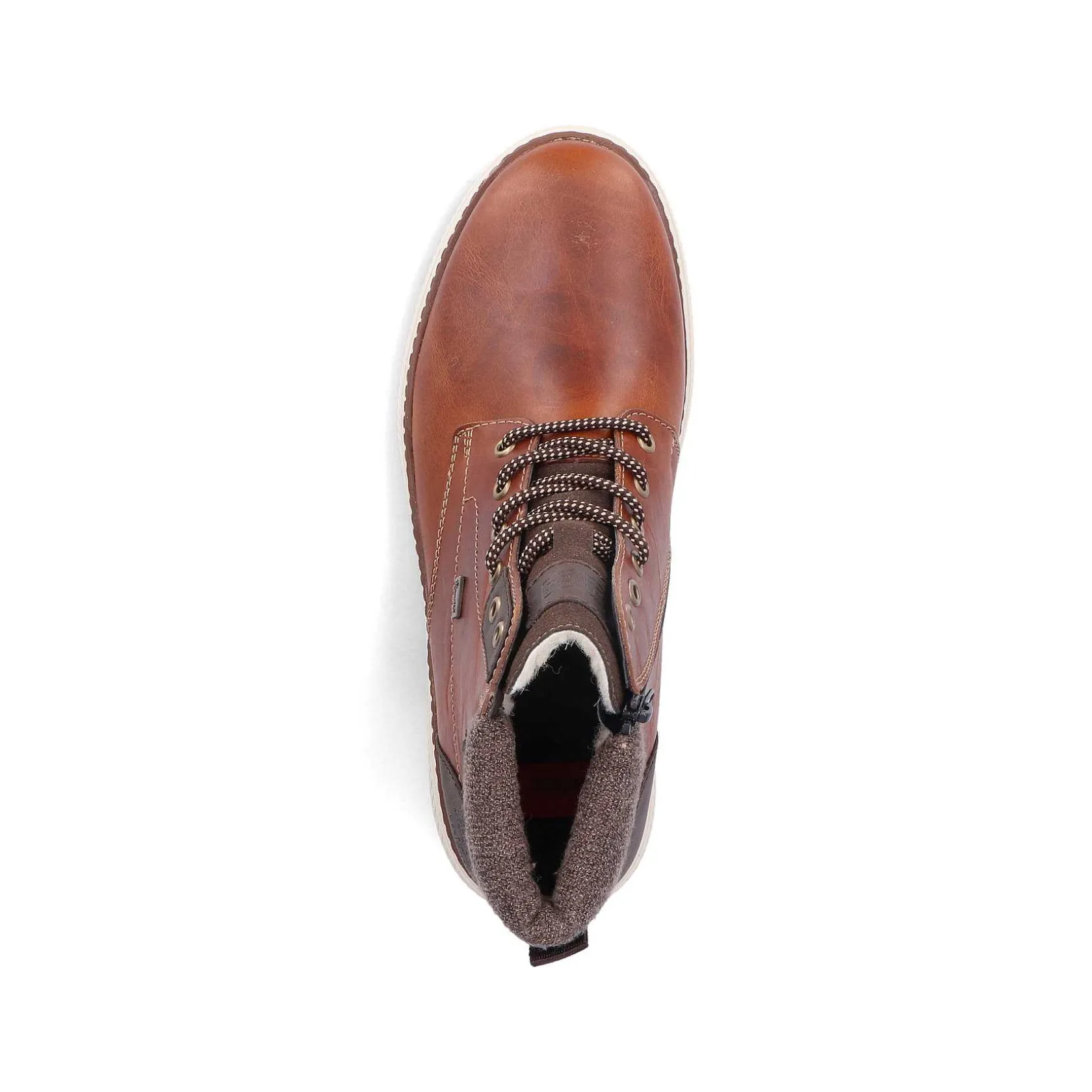 Rieker Boots-Men'S Corded Boots Caramel Brown