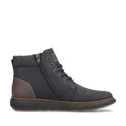 Rieker Boots-Men'S Corded Boots Navy Blue