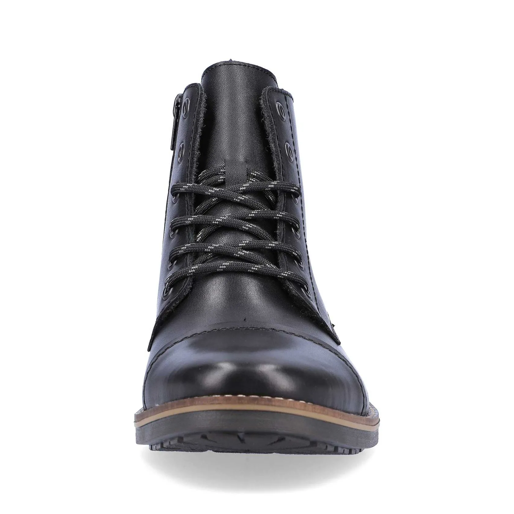 Rieker Boots-Men'S Corded Boots Graphite Black