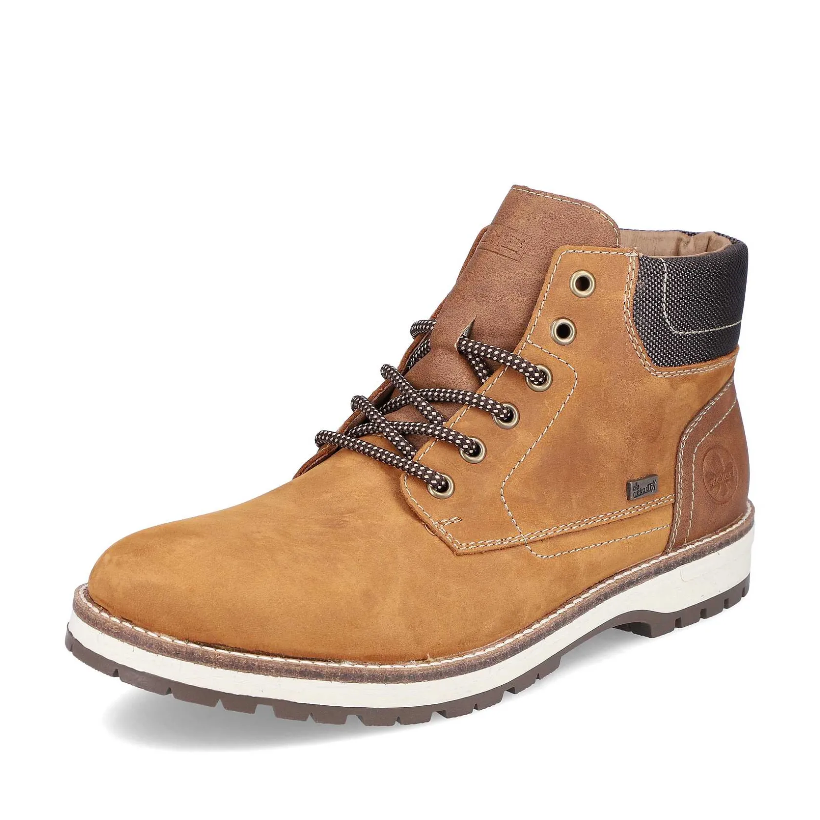 Rieker Boots-Men'S Corded Boots Caramel Brown