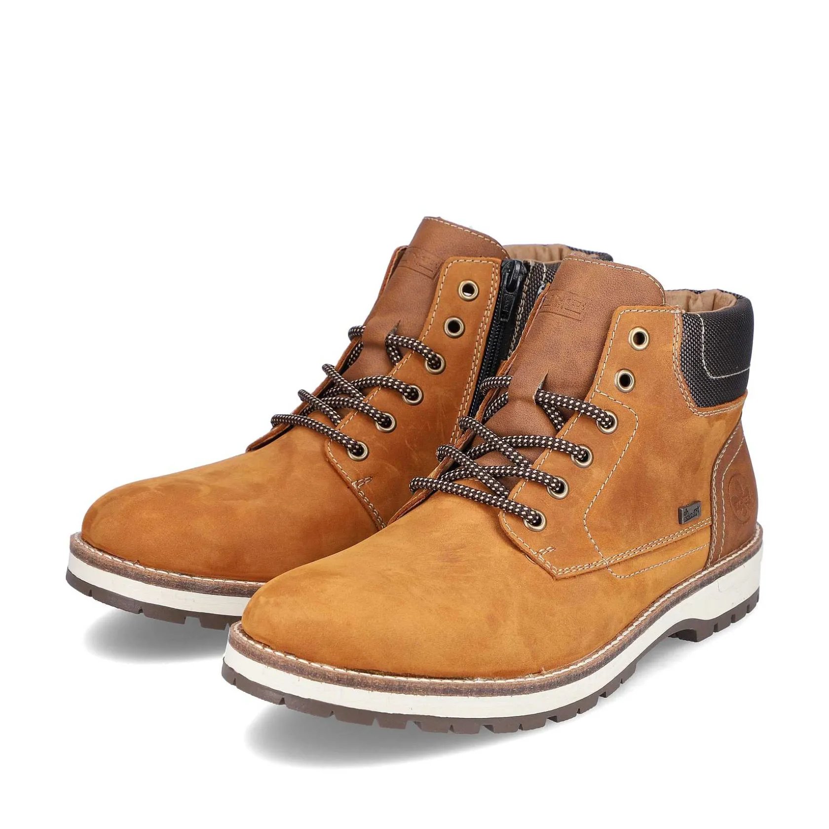 Rieker Boots-Men'S Corded Boots Caramel Brown