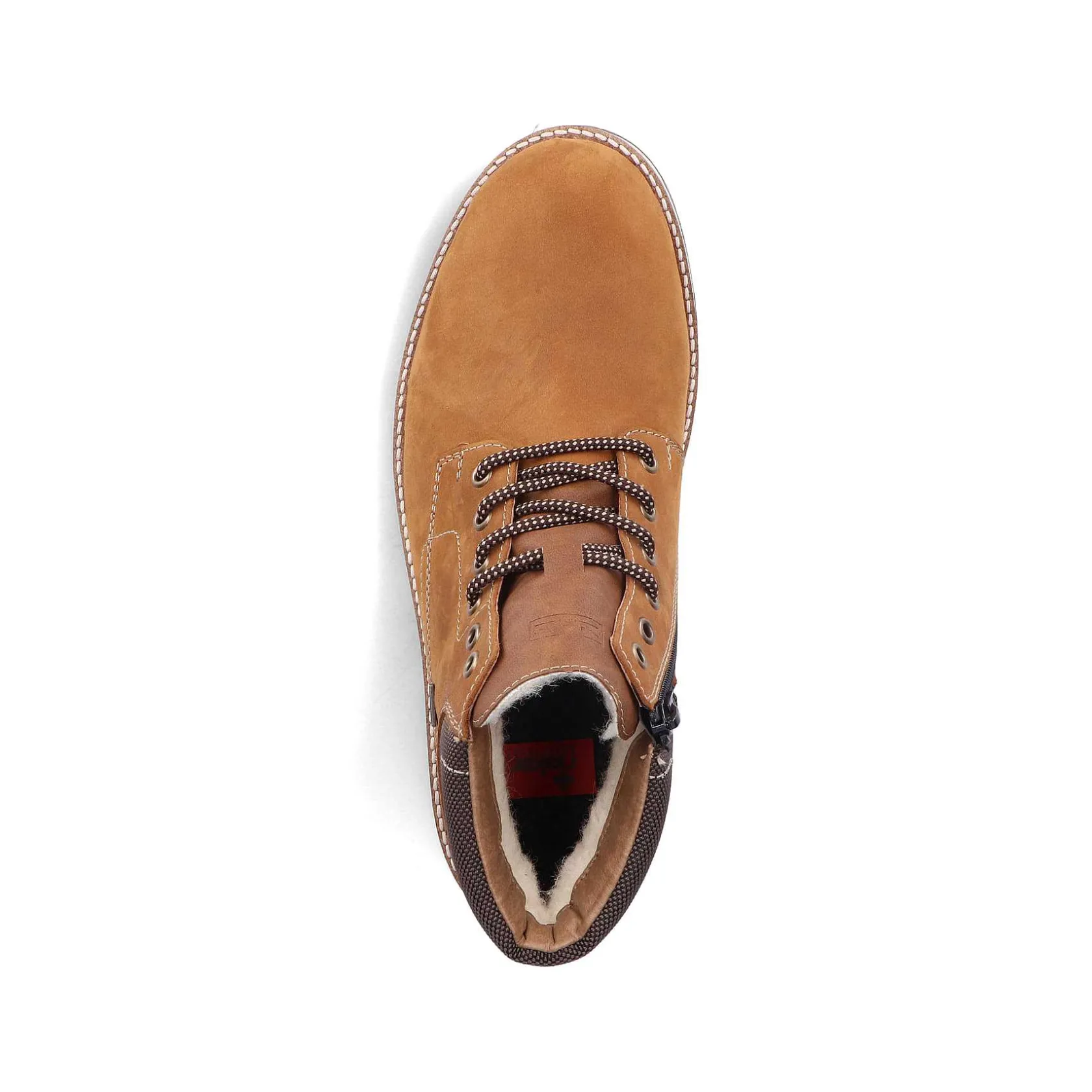 Rieker Boots-Men'S Corded Boots Caramel Brown