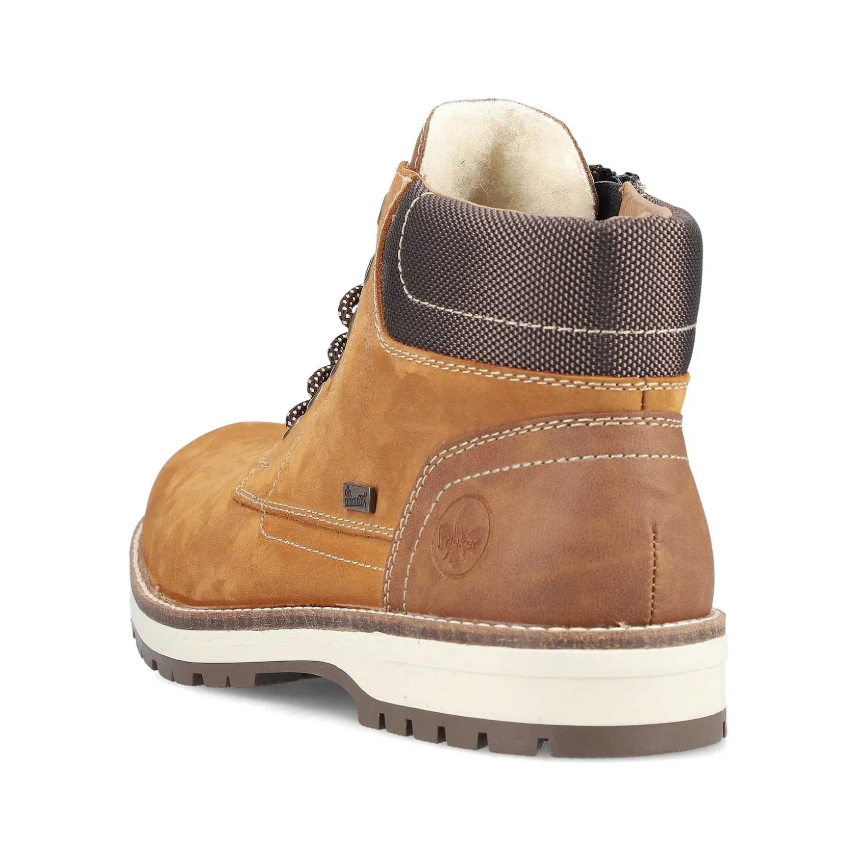 Rieker Boots-Men'S Corded Boots Caramel Brown