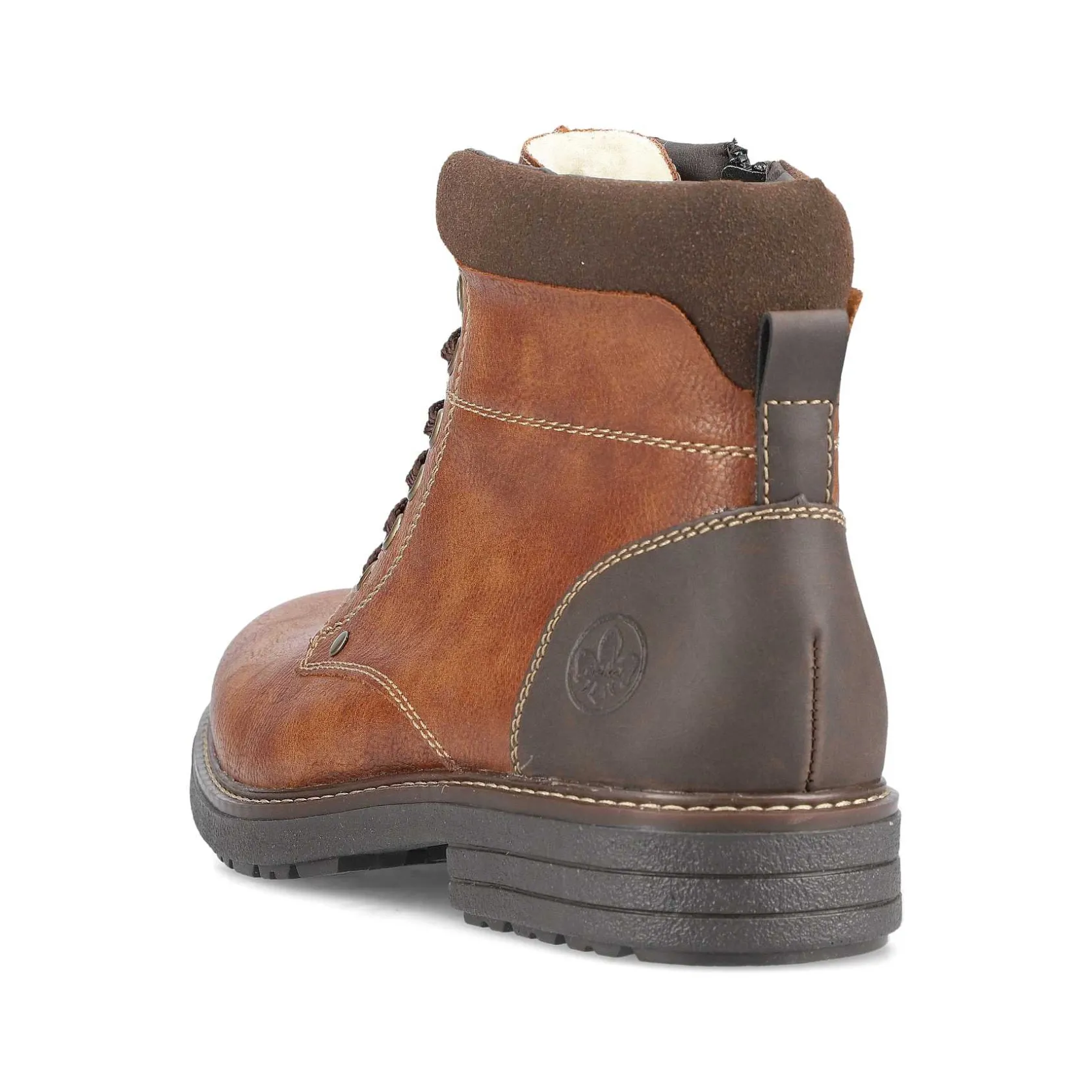 Rieker Boots-Men'S Corded Boots Caramel Brown