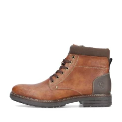 Rieker Boots-Men'S Corded Boots Caramel Brown