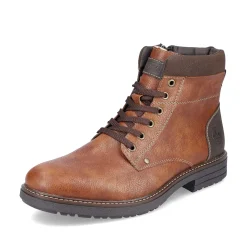 Rieker Boots-Men'S Corded Boots Caramel Brown