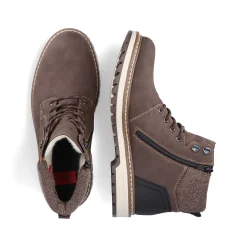 Rieker Boots-Men'S Corded Boots Tobacco Brown