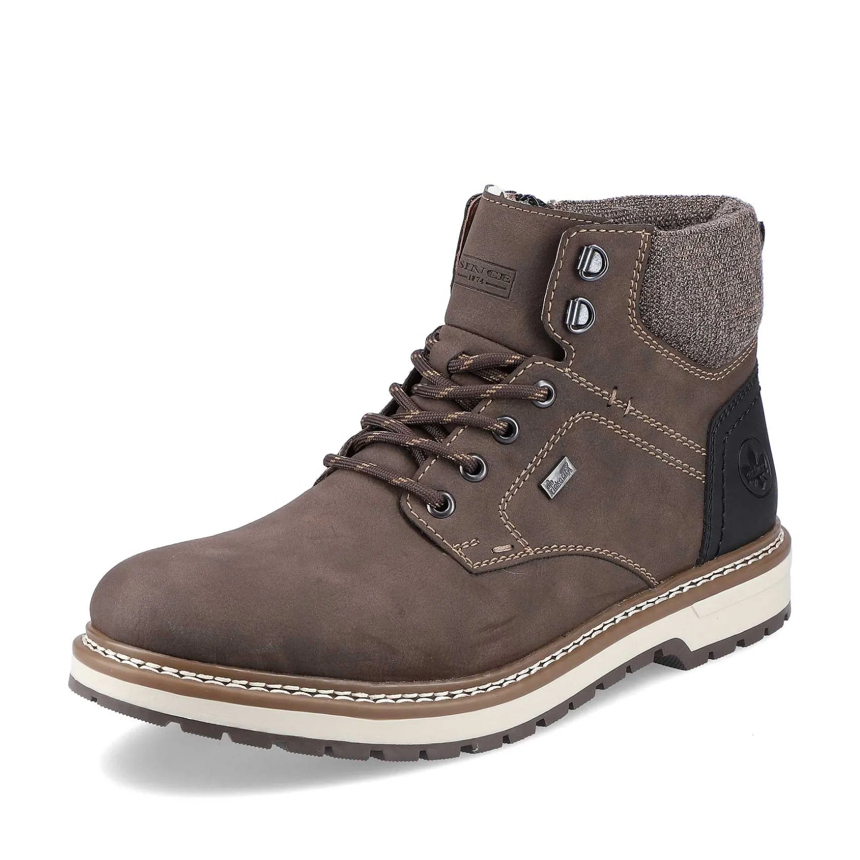 Rieker Boots-Men'S Corded Boots Tobacco Brown