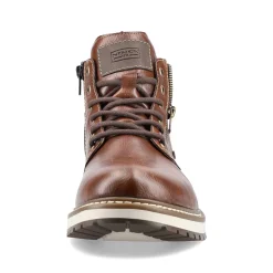 Rieker Boots-Men'S Corded Boots Chestnut Brown
