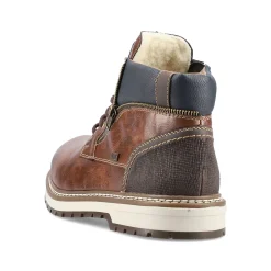 Rieker Boots-Men'S Corded Boots Chestnut Brown