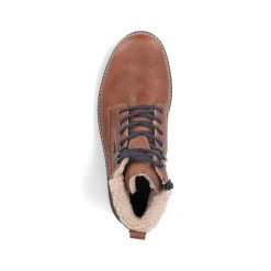Rieker Boots-Men'S Corded Boots, Nut Brown