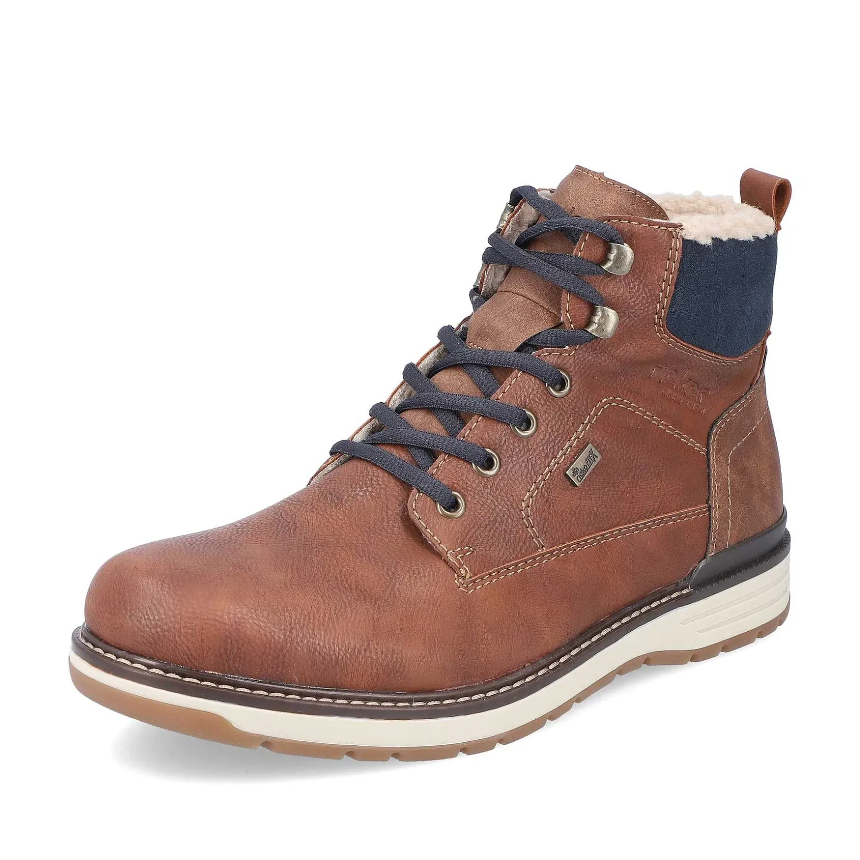 Rieker Boots-Men'S Corded Boots, Nut Brown