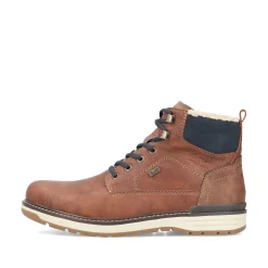 Rieker Boots-Men'S Corded Boots, Nut Brown