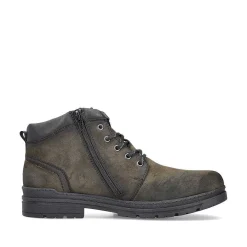 Rieker Boots-Men'S Corded Boots, Khaki Green