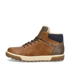 Rieker Boots-Men'S Corded Boots Nougat Brown