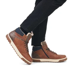 Rieker Boots-Men'S Corded Boots Nougat Brown
