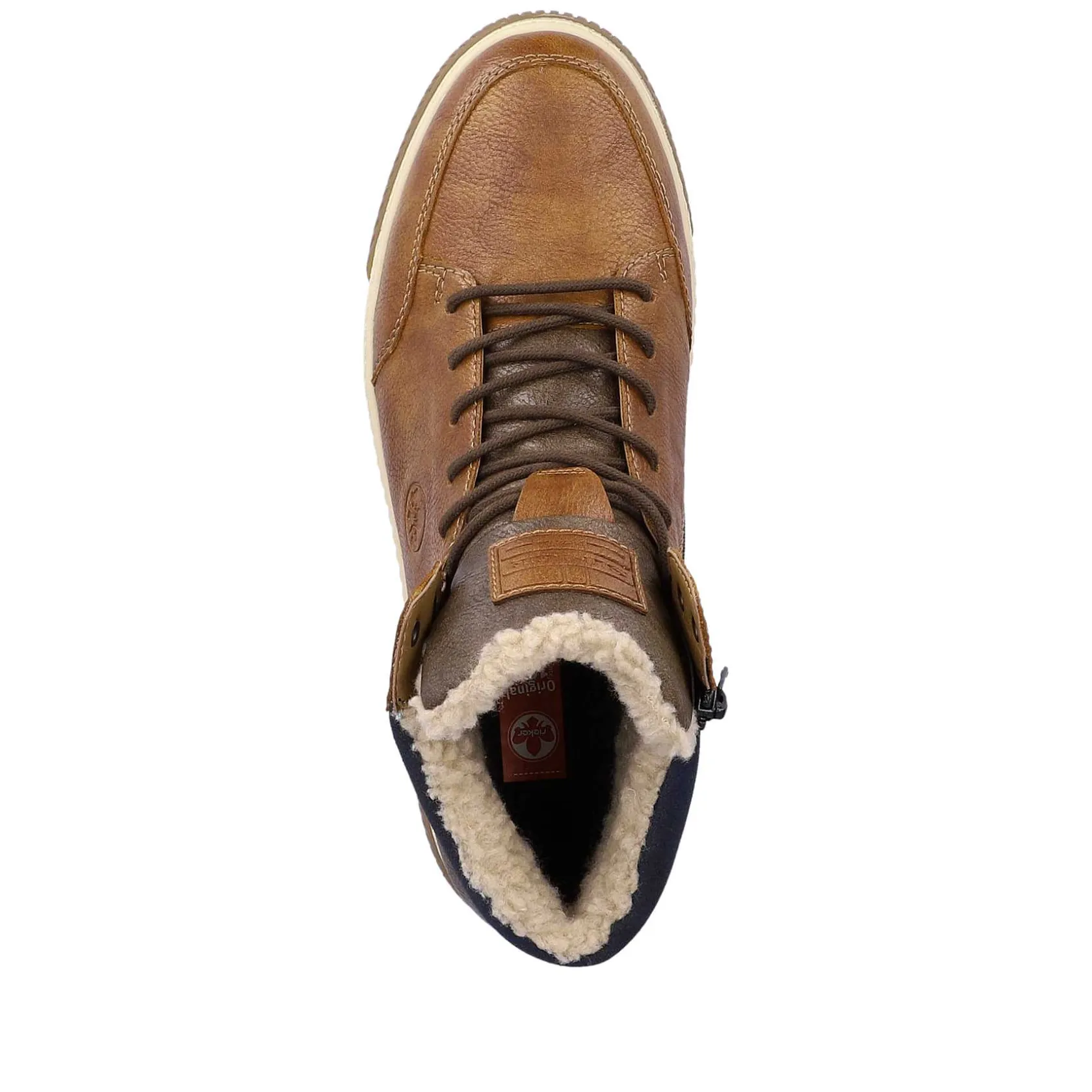 Rieker Boots-Men'S Corded Boots Nougat Brown