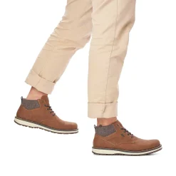 Rieker Boots-Men'S Corded Boots Caramel Brown
