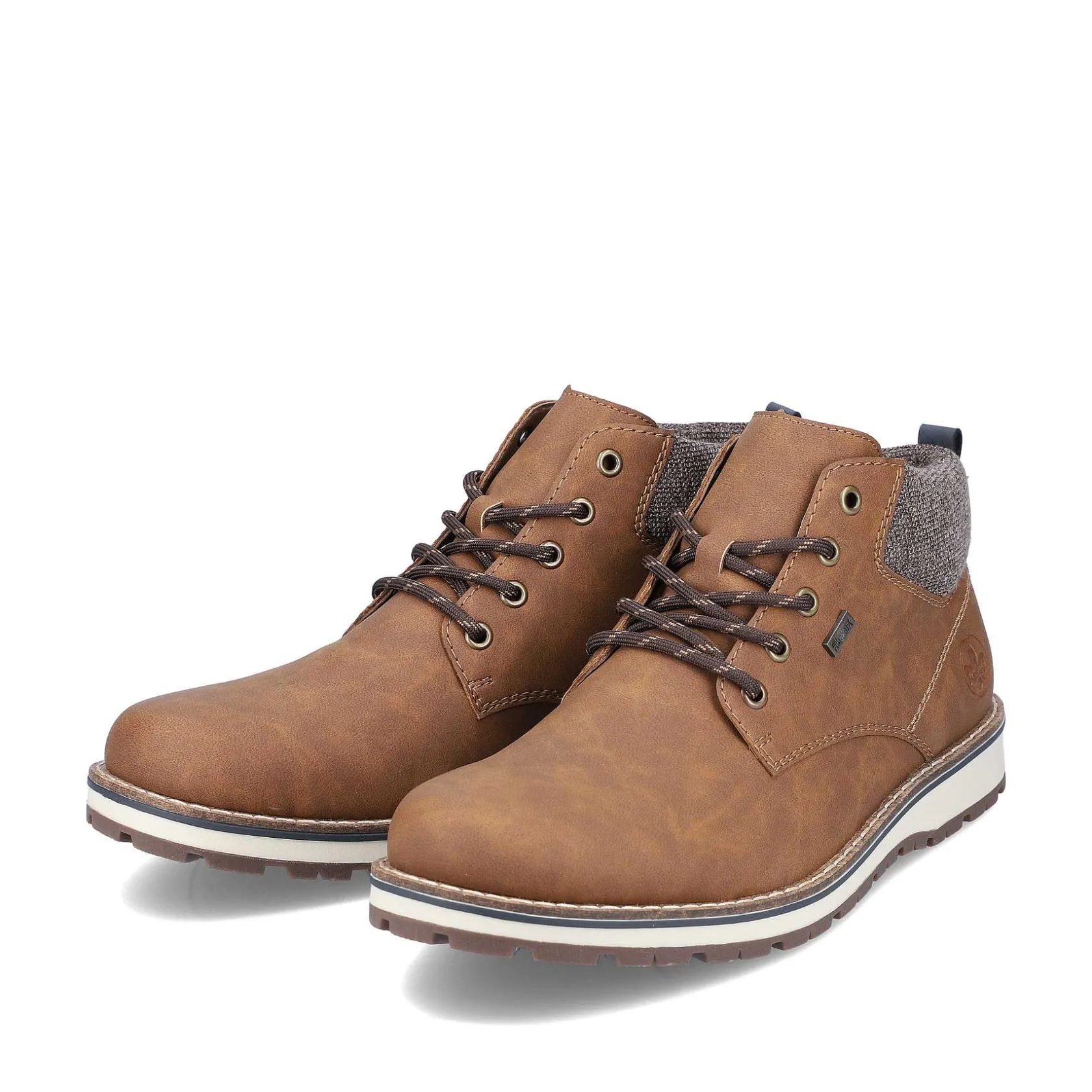 Rieker Boots-Men'S Corded Boots Caramel Brown
