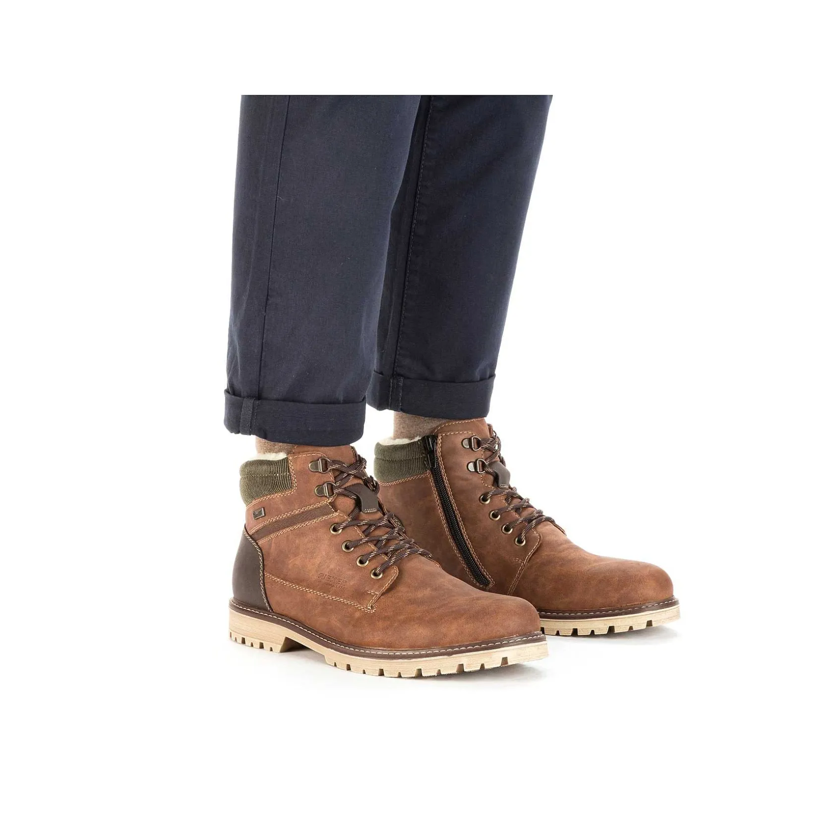 Rieker Boots-Men'S Corded Boots Light Brown