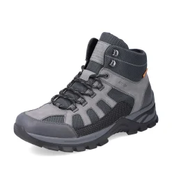 Rieker Boots-Men'S Corded Boots Platinum Gray