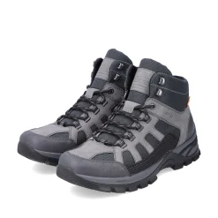 Rieker Boots-Men'S Corded Boots Platinum Gray