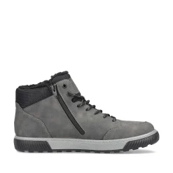 Rieker Boots-Men'S Corded Boots Steel Gray