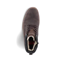 Rieker Boots-Men'S Corded Boots, Nut Brown