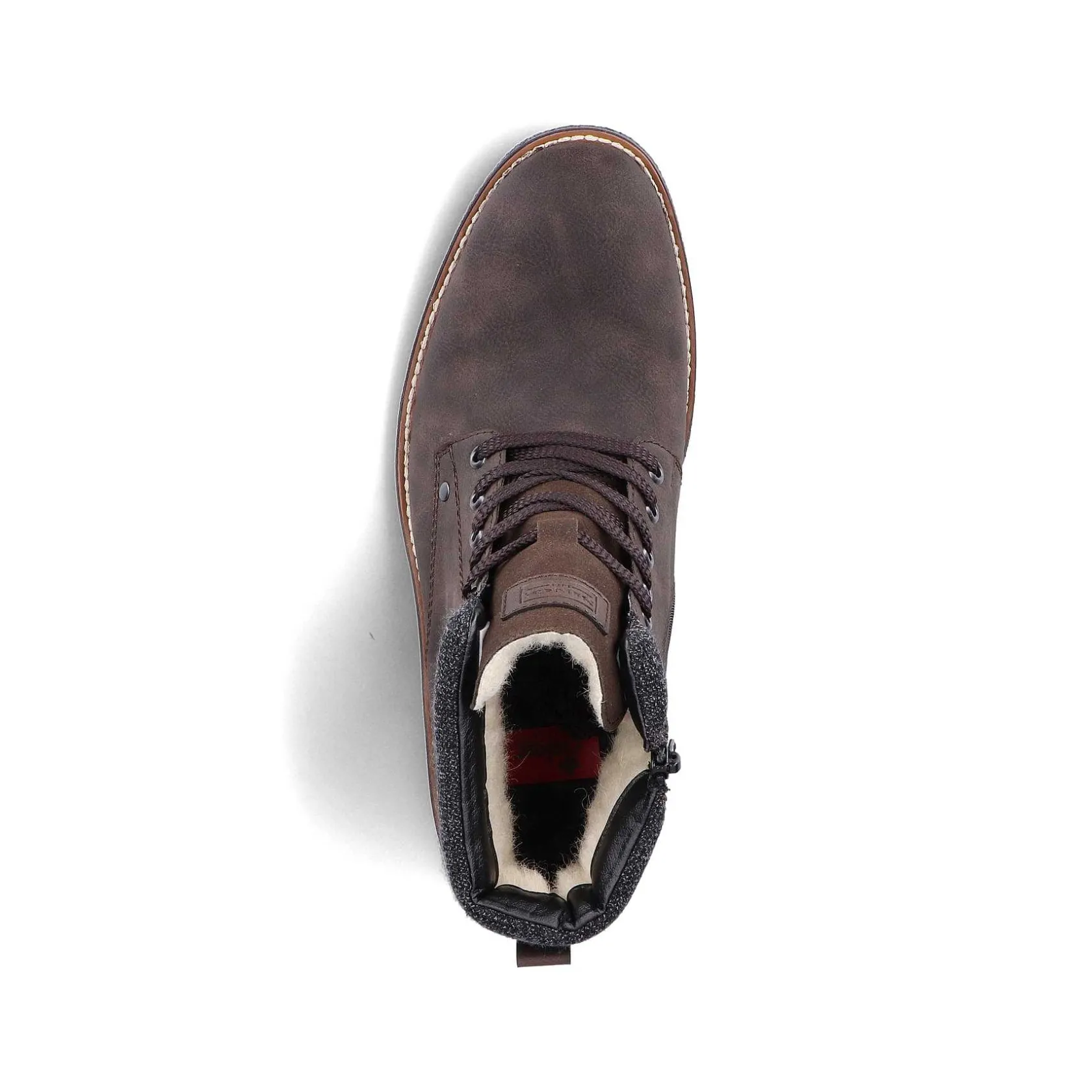 Rieker Boots-Men'S Corded Boots, Nut Brown