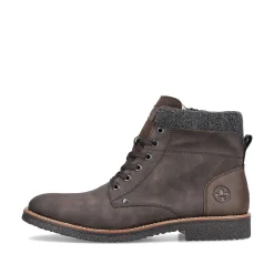 Rieker Boots-Men'S Corded Boots, Nut Brown